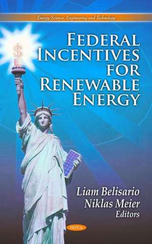 Federal Incentives for Renewable Energy de Liam Belisario