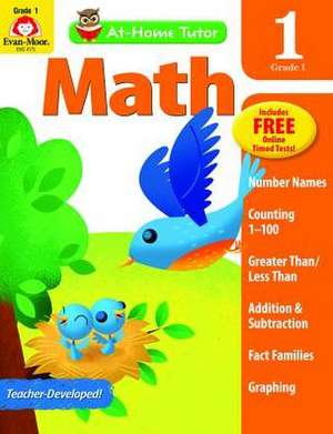 At-Home Tutor Math, Grade 1 de Jo Ellen Moore