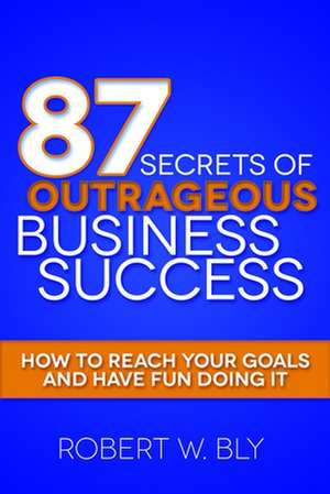 87 Secrets of Outrageous Business Success: How to Reach Your Goals and Have Fun Doing It de Robert W. Bly