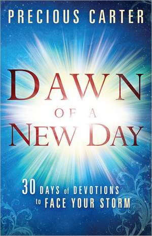 Dawn of a New Day: Thirty Days of Devotions to Face Your Storm de Precious Carter