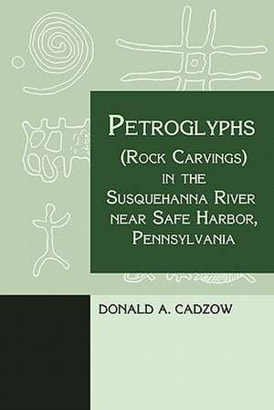 Petroglyphs (Rock Carvings) in the Susquehanna River Near Safe Harbor, Pennsylvania de Donald Cadzow