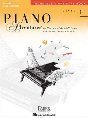 Piano Adventures - Technique & Artistry Book - Level 4 de Nancy Faber