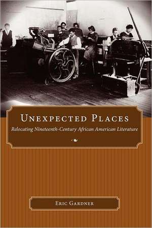 Unexpected Places: Relocating Nineteenth-Century African American Literature de Eric Gardner