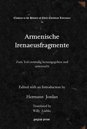 Ludtke, W: Armenische Irenaeusfragmente de Willy Ludtke