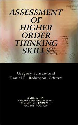 Assessment of Higher Order Thinking Skills (Hc) de Daniel H. Robinson