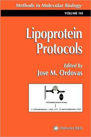 Lipoprotein Protocols de Jose M. Ordovas