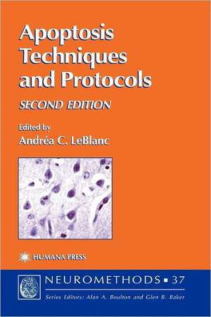 Apoptosis Techniques and Protocols de Andréa C. LeBlanc