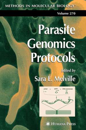 Parasite Genomics Protocols de Sara E. Melville