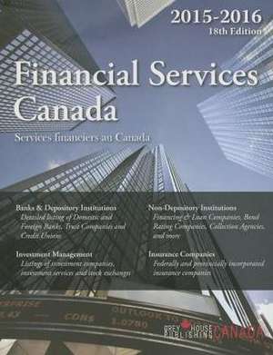 Financial Services Canada, 2015 de Laura Mars