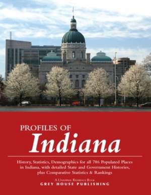 Profiles of Indiana, 2016: Print Purchase Includes 3 Years Free Online Access de David Garoogian