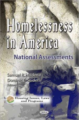 Homelessness in America de Samuel R. Holden