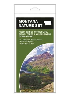 Montana Nature Set: Field Guides to Wildlife, Birds, Trees & Wildflowers of Montana de James Kavanagh