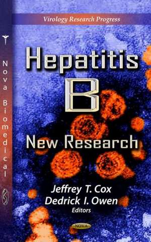 Hepatitis B de Jeffrey T. Cox