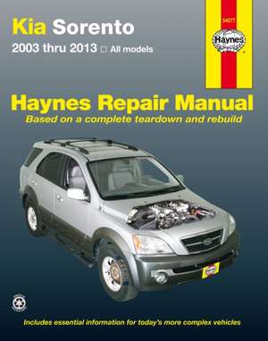 Kia Sorento 2003–13 de Haynes