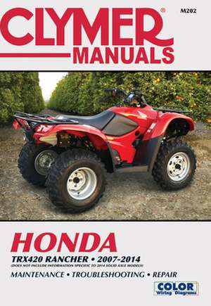 Honda TRX420 Rancher ATV (2007–2014) Service Rep – 41821 de Haynes