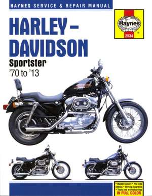 Harley–Davidson Sportsters (70 – 13) Haynes Repair Manual de Alan Ahlstrand