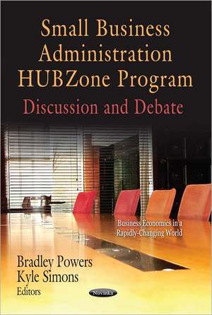 Small Business Administration HUBZone Program de Bradley Powers