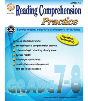 Reading Comprehension Practice, Grades 7 - 8 de Janet P. Sitter