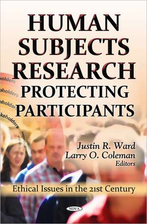 Human Subjects Research de Justin R. Ward