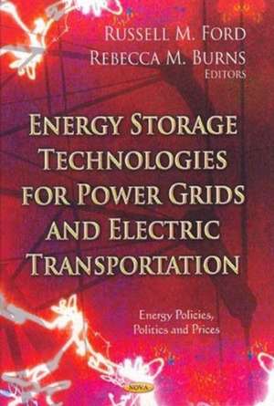 Energy Storage Technologies for Power Grids & Electric Transportation de Russell M. Ford