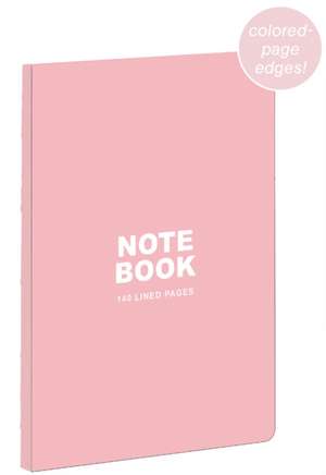 Teneues - A5 Notebook: Pastel Pink, 140 Lined Pages, Raw Sewn Spine, Lays Flat