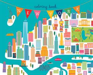 New York Coloring Book: Mini Edition de Min Heo