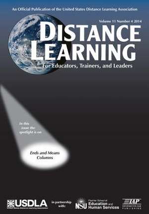 Distance Learning Magazine, Volume 11, Issue 4, 2014 de Charles Schlosser