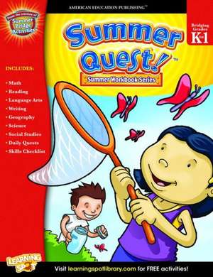 Summer Quest(tm), Grades K - 1 de American Education Publishing