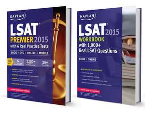 Kaplan LSAT Premier and Workbook 2015 Pack