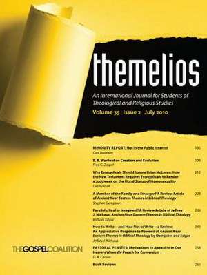 Themelios, Volume 35, Issue 2 de D.A. Carson