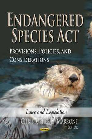 Endangered Species Act de Christopher C. Marrone