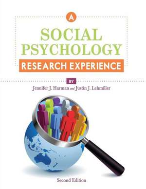 A Social Psychology Research Experience de Jennifer J Harman