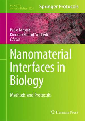 Nanomaterial Interfaces in Biology: Methods and Protocols de Paolo Bergese