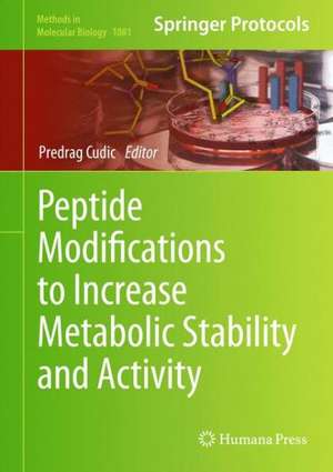 Peptide Modifications to Increase Metabolic Stability and Activity de Predrag Cudic