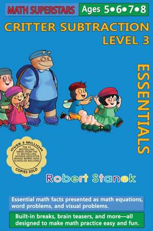 Math Superstars Subtraction Level 3, Library Hardcover Edition de Robert Stanek