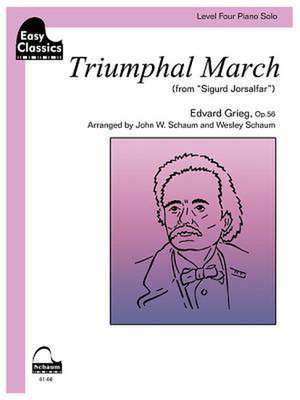 Triumphal March (from Sigurd Jorsalfar): Level 4, Sheet de Edvard Grieg