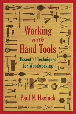Working with Hand Tools: Essential Techniques for Woodworking de Paul N. Hasluck