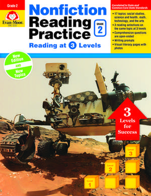 Nonfiction Reading Practice, Grade 2 de Evan-Moor Educational Publishers