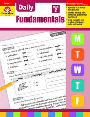 Daily Fundamentals, Grade 2 de Evan-Moor Educational Publihsers