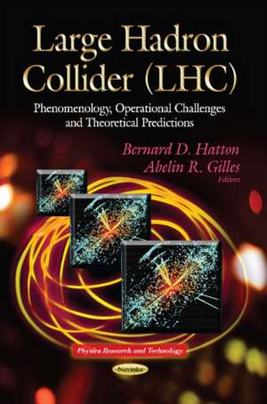 Large Hadron Collider (Lhc): Phenomenology, Operational Challenges and Theoretical Predictions de Bernard D. Hatton