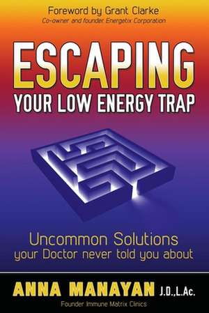 Escaping Your Low Energy Trap: Uncommon Solutions Your Doctor Never Told You about de Anna Manayan