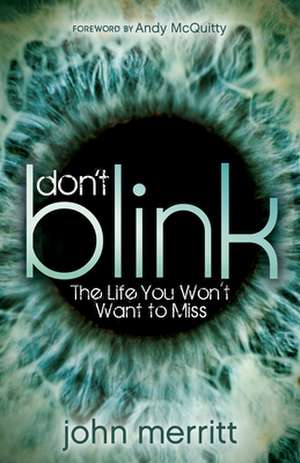 Don't Blink: The Life You Won't Want to Miss de John Merritt