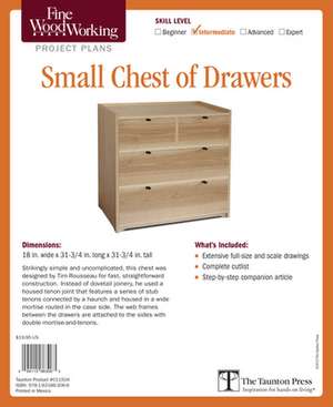 Fine Woodworking's Small Chest of Drawers de Timothy Rousseau