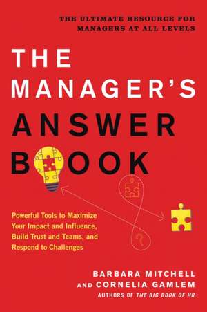 The Manager's Answer Book de Barbara Mitchell