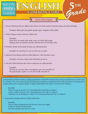 English Common Core 5th Grade (Speedy Study Guides de Speedy Publishing LLC