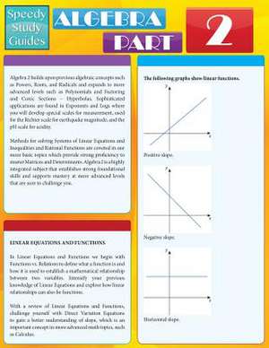 Algebra Part 2 (Speedy Study Guides de Speedy Publishing LLC