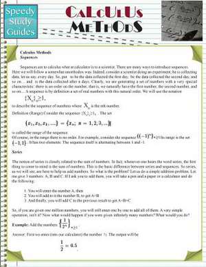 Calculus Methods (Speedy Study Guides de Speedy Publishing LLC