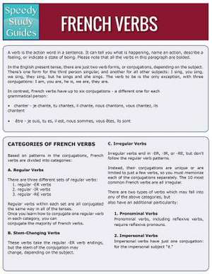 French Verbs (Speedy Study Guides de Speedy Publishing LLC