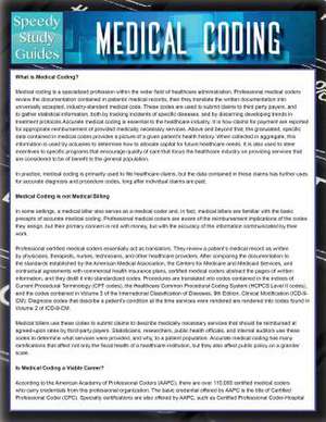 Medical Coding (Speedy Study Guides) de Speedy Publishing LLC