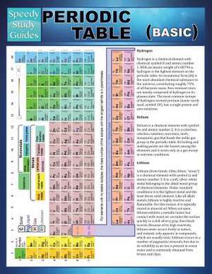 Periodic Table (Basic) (Speedy Study Guides) de Speedy Publishing LLC